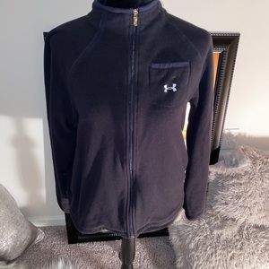 Under armor zip up fleece jacket